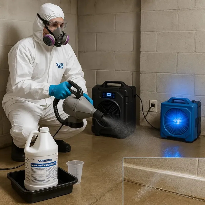 Sanitization and Odor Removal process in Palm Springs North, FL